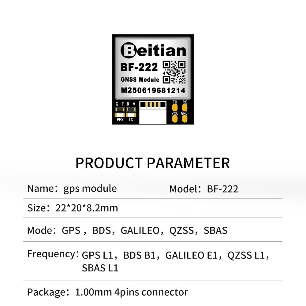 Beitian Beidou GPS + antenna module GNSS flying machine flight control drone FPV model aircraft fixed wing Beitian Beidou GPS + antenna module GNSS flying machine flight control drone FPV model aircraft fixed wing